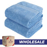 American Soft Linen Bekos 35x70 Inch Jumbo Bath Sheet Set of 2, Wholesale 100% Cotton Turkish Towel Set