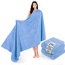 American Soft Linen Bekos 35x70 Inch Jumbo Bath Sheet Set of 2 – Extra Large 100% Cotton Turkish Bath Towels