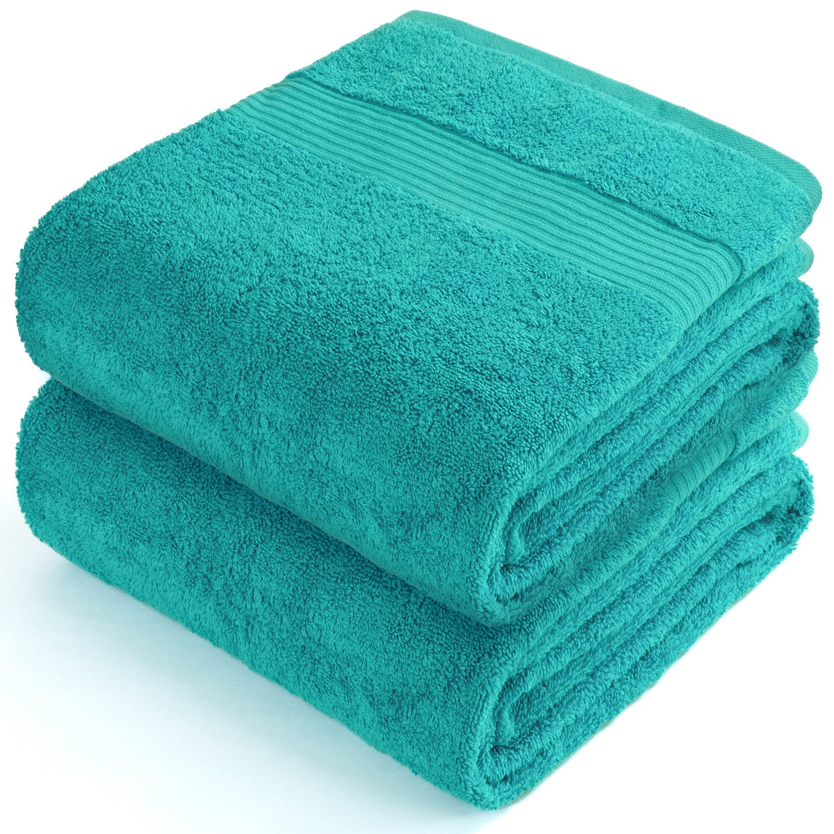 American Soft Linen Bekos 35x70 Inch Jumbo Bath Sheet Set of 2 – Extra Large 100% Cotton Turkish Bath Towels