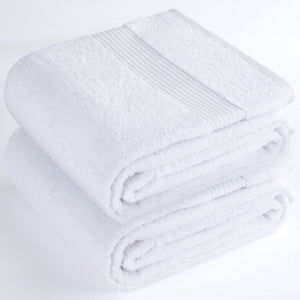 American Soft Linen Bekos 35x70 Inch Jumbo Bath Sheet Set of 2 – Extra Large 100% Cotton Turkish Bath Towels