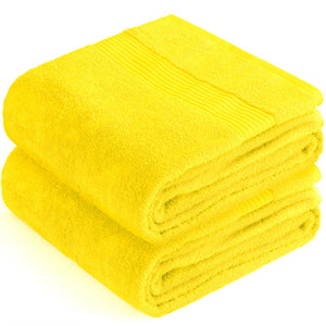 American Soft Linen Bekos 35x70 Inch Jumbo Bath Sheet Set of 2 – Extra Large 100% Cotton Turkish Bath Towels