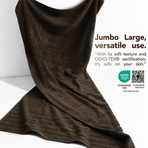 American Soft Linen 35x70 Inch Jumbo Bath Sheet Set of 2 – Extra Large 100% Cotton Turkish Bath Towels