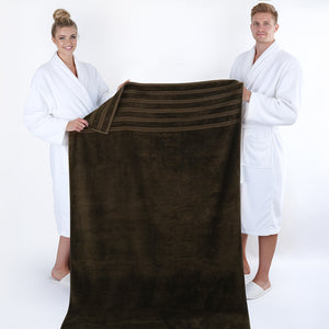 American Soft Linen 35x70 Inch Jumbo Bath Sheet Set of 2 – Extra Large 100% Cotton Turkish Bath Towels
