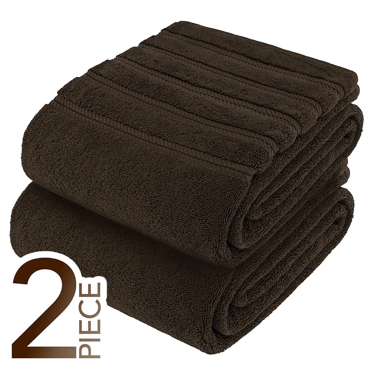 American Soft Linen 35x70 Inch Jumbo Bath Sheet Set of 2 – Extra Large 100% Cotton Turkish Bath Towels