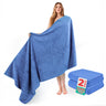 American Soft Linen 35x70 Inch Jumbo Bath Sheet Set of 2 – Extra Large 100% Cotton Turkish Bath Towels