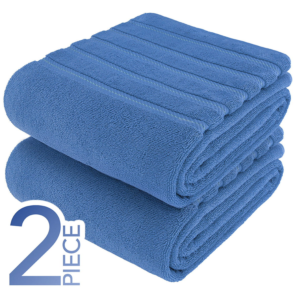 American Soft Linen 35x70 Inch Jumbo Bath Sheet Set of 2 – Extra Large 100% Cotton Turkish Bath Towels