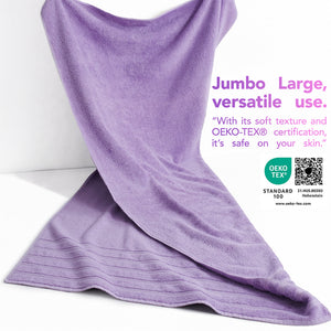 American Soft Linen 35x70 Inch Jumbo Bath Sheet Set of 2 – Extra Large 100% Cotton Turkish Bath Towels