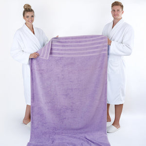 American Soft Linen 35x70 Inch Jumbo Bath Sheet Set of 2 – Extra Large 100% Cotton Turkish Bath Towels