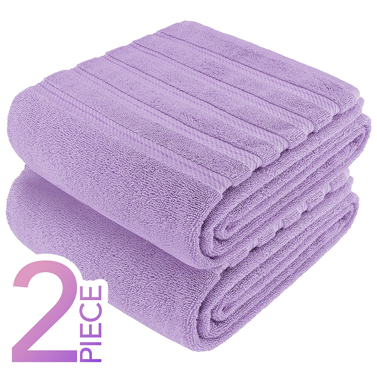 American Soft Linen 35x70 Inch Jumbo Bath Sheet Set of 2 – Extra Large 100% Cotton Turkish Bath Towels