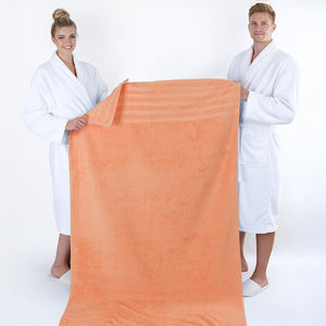American Soft Linen 35x70 Inch Jumbo Bath Sheet Set of 2 – Extra Large 100% Cotton Turkish Bath Towels