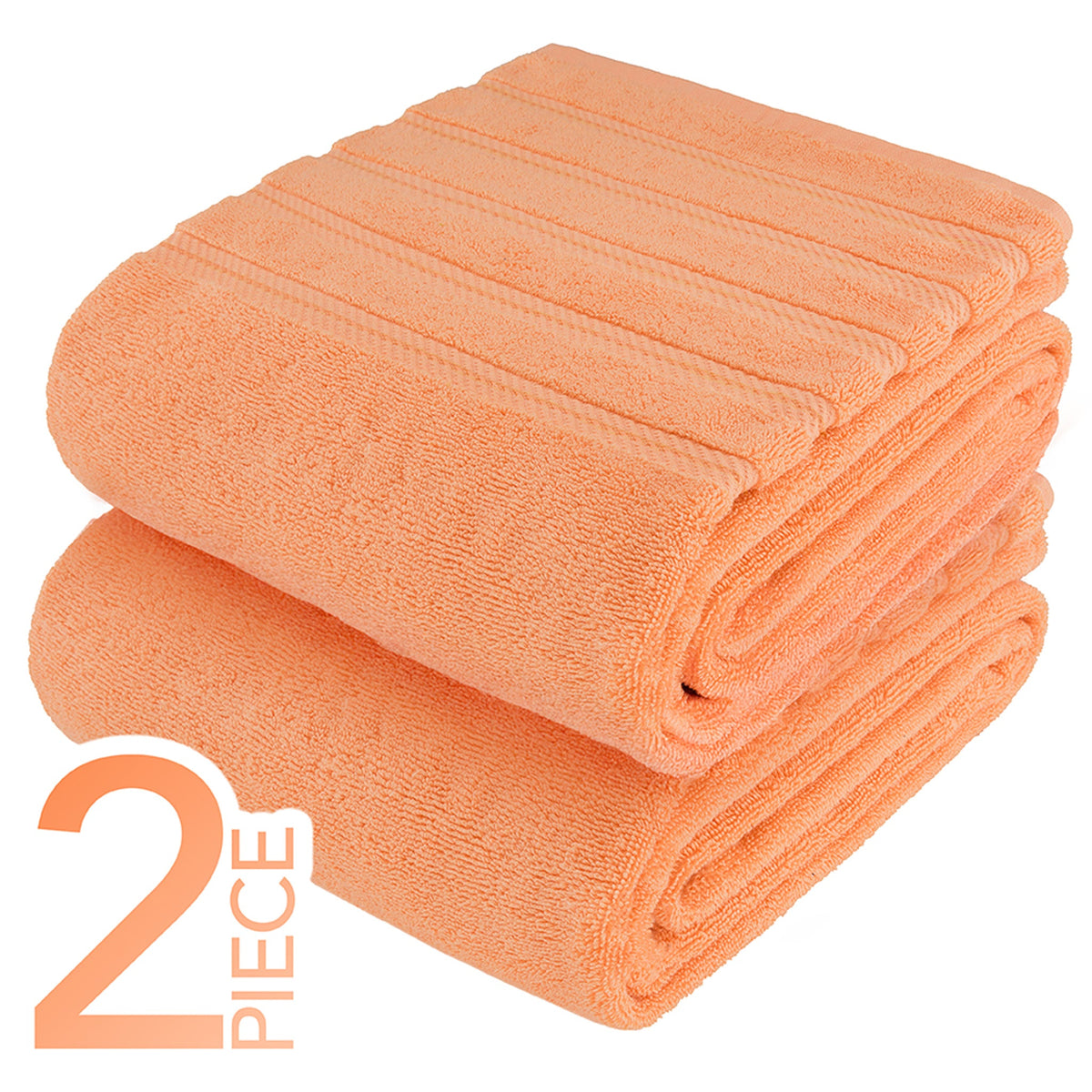 American Soft Linen 35x70 Inch Jumbo Bath Sheet Set of 2 – Extra Large 100% Cotton Turkish Bath Towels