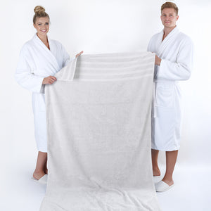 American Soft Linen 35x70 Inch Jumbo Bath Sheet Set of 2 – Extra Large 100% Cotton Turkish Bath Towels