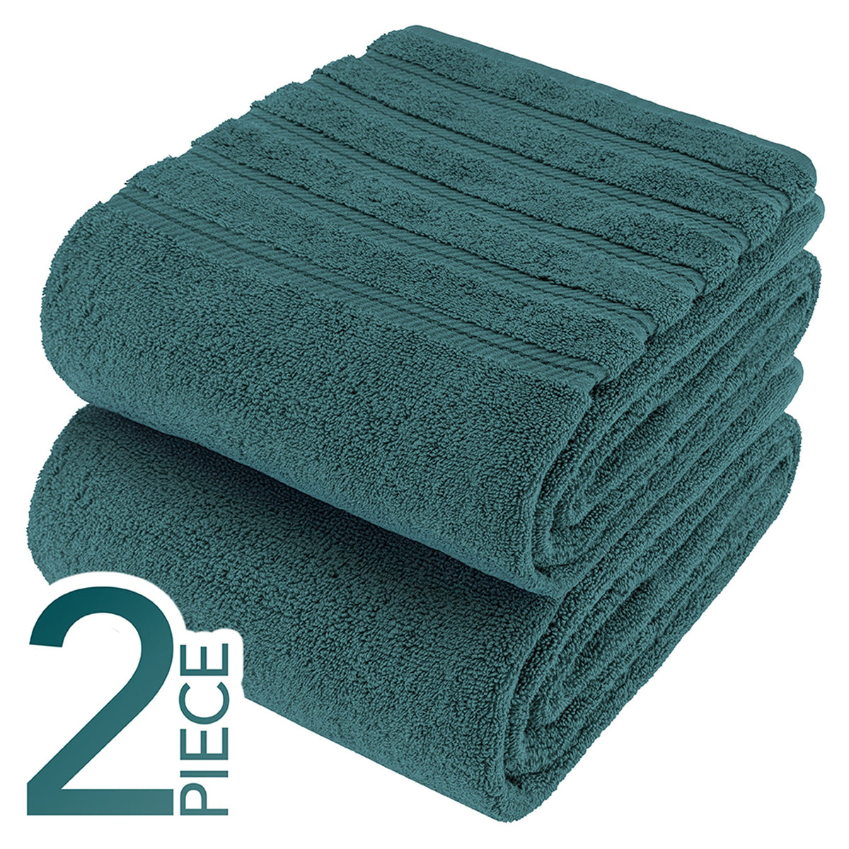 American Soft Linen 35x70 Inch Jumbo Bath Sheet Set of 2 – Extra Large 100% Cotton Turkish Bath Towels