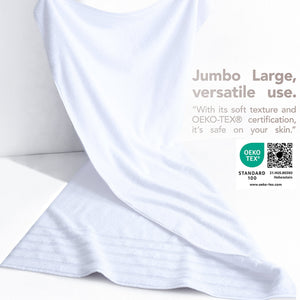 American Soft Linen 35x70 Inch Jumbo Bath Sheet Set of 2 – Extra Large 100% Cotton Turkish Bath Towels