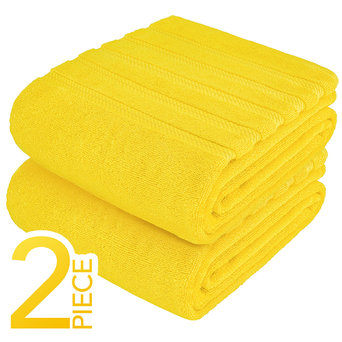 American Soft Linen 35x70 Inch Jumbo Bath Sheet Set of 2 – Extra Large 100% Cotton Turkish Bath Towels