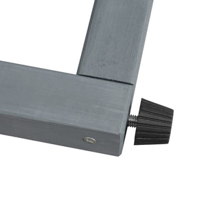 K&K 78.3' Outdoor Kitchen Island with Foldable Grill Table