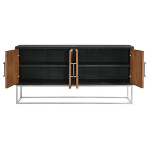 Washoe - 4 Door Accent Cabinet - Walnut
