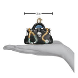 Doctor's Bag Glass Ornament