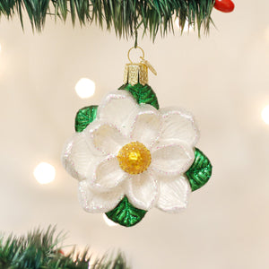 Magnolia Ornament 3.25x3x1.5