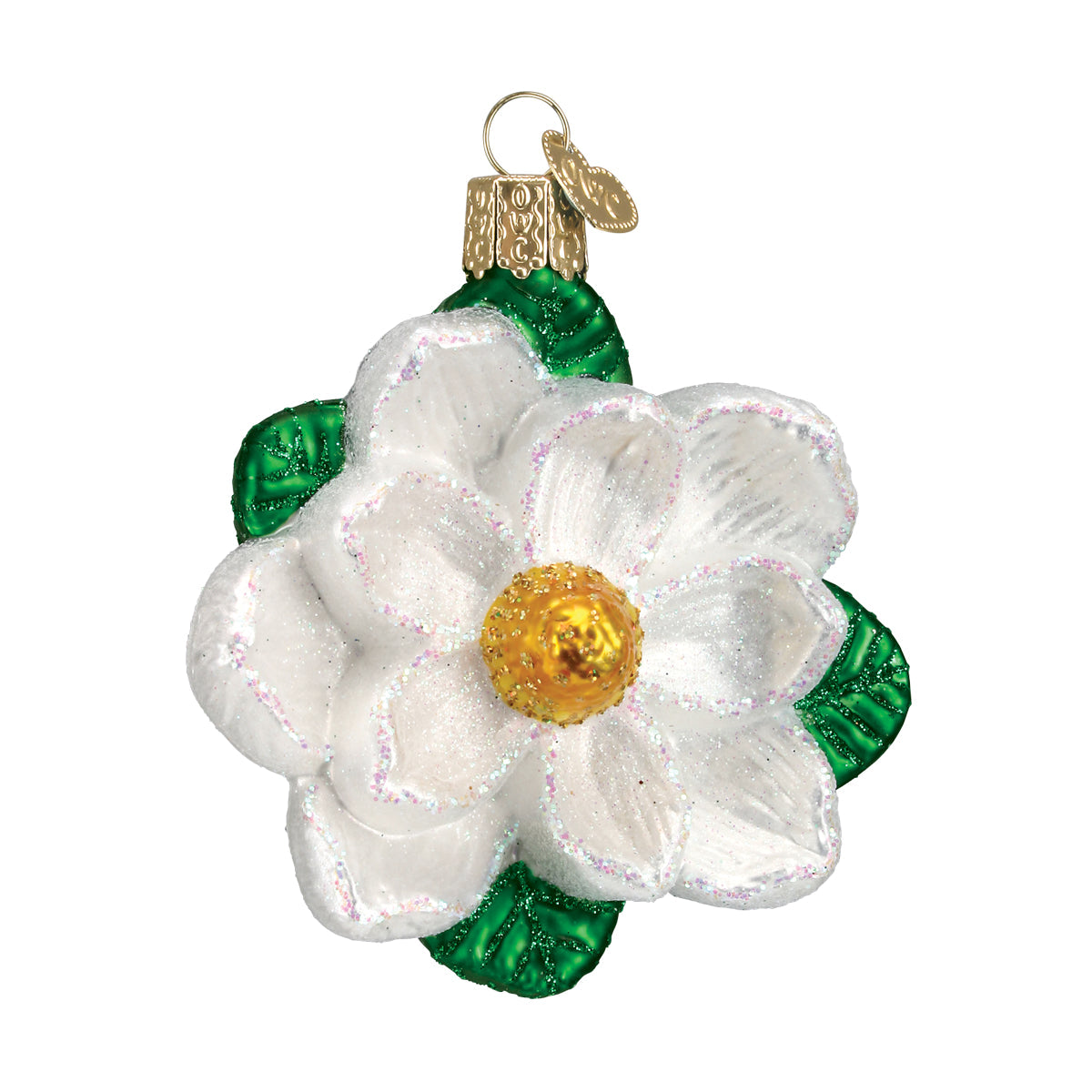 Magnolia Ornament 3.25x3x1.5