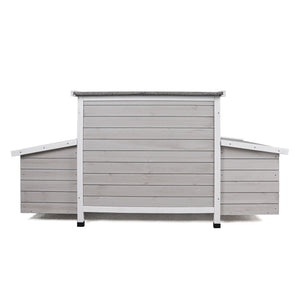 Large Chicken Coop Outdoor Hen House with Dual Nesting Boxes
