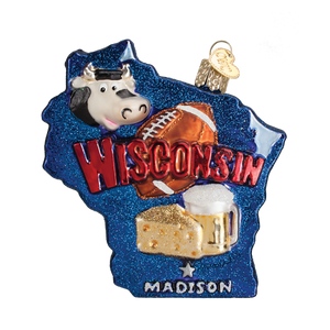 State Of Wisconsin Ornament