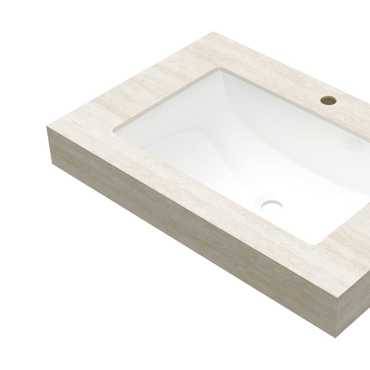30" Roma Travertine-Pattern Sintered Stone Countertop