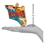 State Of Florida Ornament 4x4x1 by Old World Christmas
