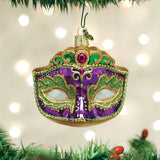 Mardi Gras Mask Ornament 3x3x2.5 by Old World Christmas