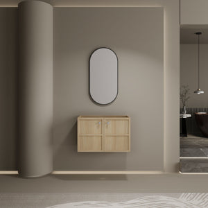 Modern Wall Mounted Bathroom Vanity With Soft Closing Doors
