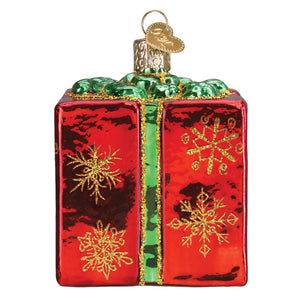 Christmas Gift Box Ornament by Old World Christmas