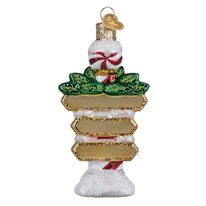 Jolly Junction Post Ornament