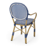 Outdoor PE Rattan and Aluminum 3-Piece French Bistro Set