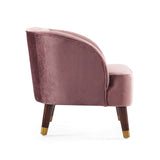 Upholstered Barrel Accent Chair