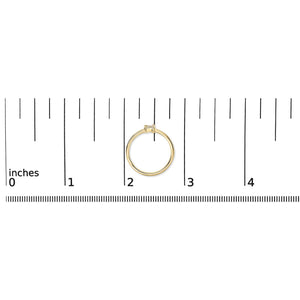 10K Yellow Gold Diamond Accent Initial “A-Z” Ring