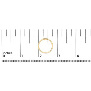 10K Yellow Gold Diamond Accent Initial “A-Z” Ring