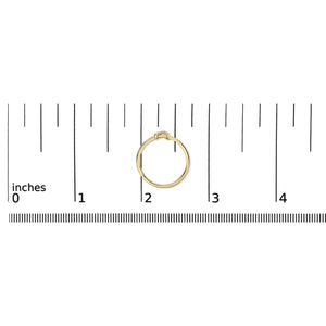10K Yellow Gold Diamond Accent Initial “A-Z” Ring