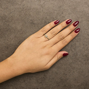 10K Yellow Gold Diamond Accent Initial “A-Z” Ring