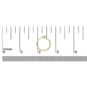 10K Yellow Gold Diamond Accent Initial “A-Z” Ring