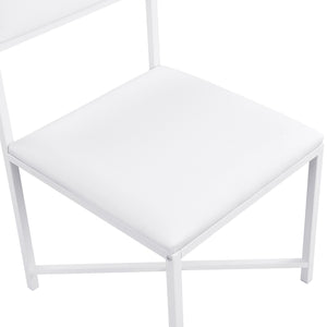 TOPMAX Modern Compact 63-inch 5-Piece Extendable Dining Table Set