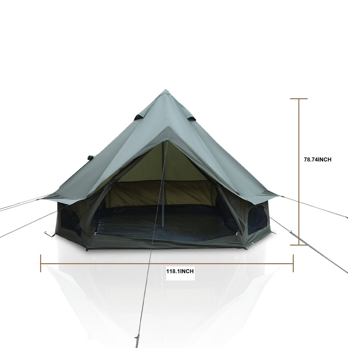 Oxford Bell Tent for Family Camping