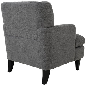 Upholstered Accent Chair Tufted Armchair For Living Room And Bedroom
