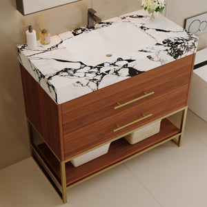 29.9" Modern Free-standing Bathroom Vanity