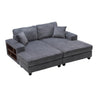 Convertible Sectional Sofa, Sleeper Oversized Living Room Lounge