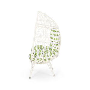 Cosmos - Round Hammered Iron Teardrop Chair