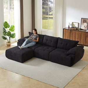 115'' Large Modern 3-Seater Sofa