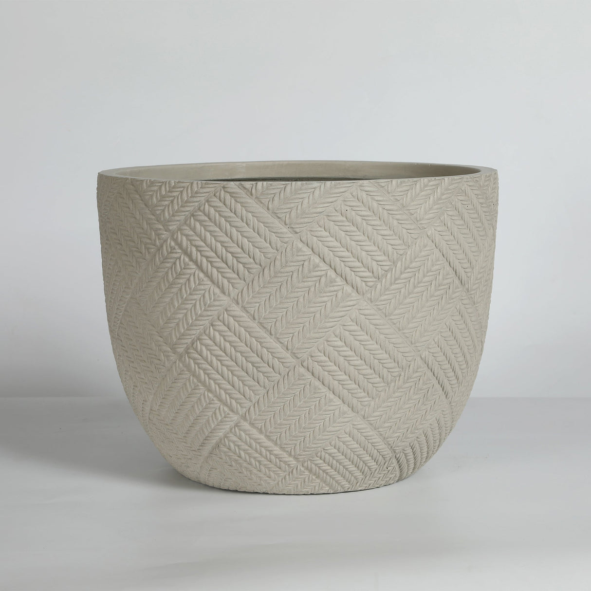 Round Concrete Planter Set of 2