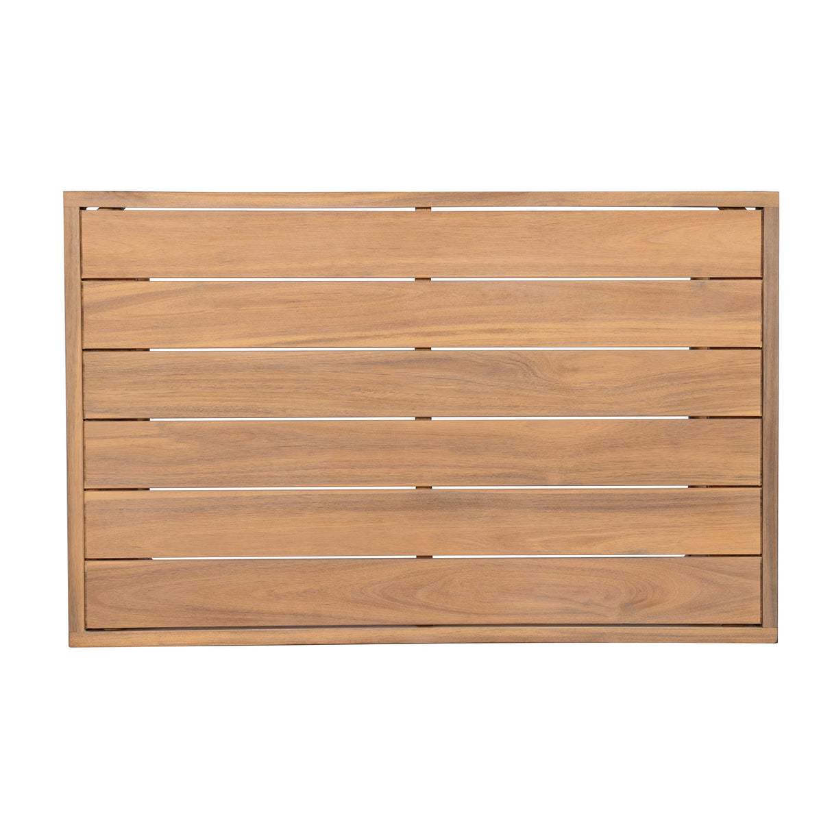 Patio Acacia Wood Chat Set, Club Chair + Coffee Table with Water-resistant Cushion