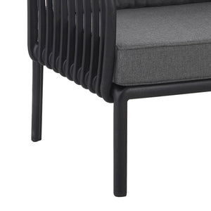 Outdoor Patio Club Chair, Waterproof Thick Cushion Deep Seating