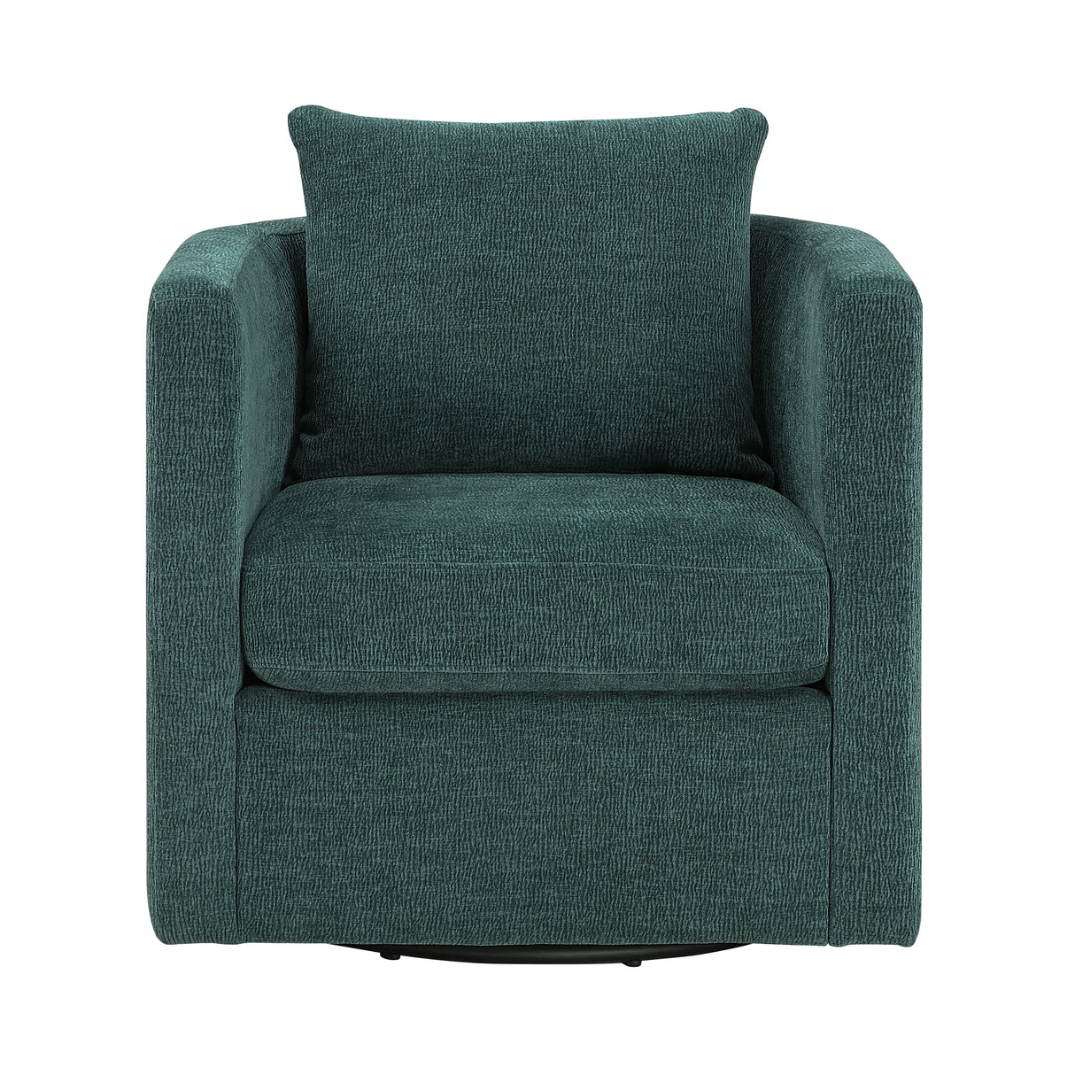 Sutton Light Grey Performance Fabric Swivel Barrel Chair
